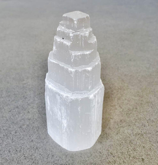 Rough Selenite Tower 10cm