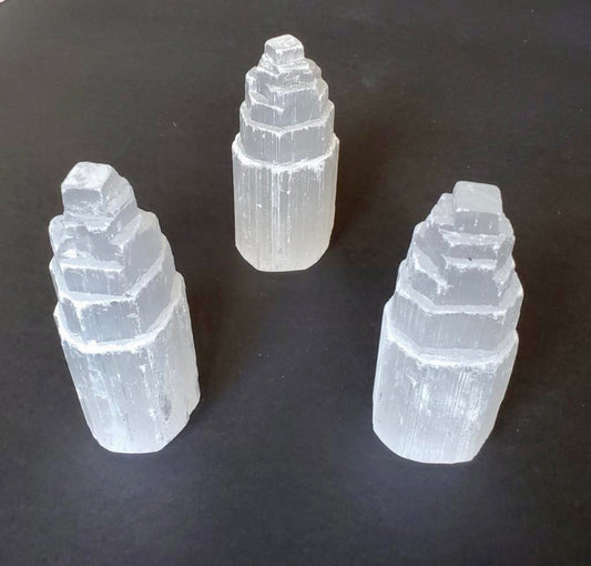 Rough Selenite Tower 10cm