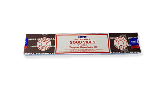 Satya Good Vibes Nag Champa Incense Sticks - 15 g.