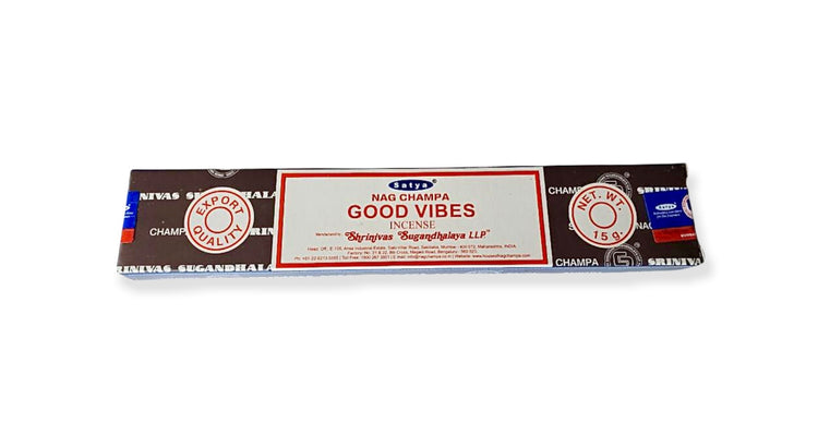 Satya Good Vibes Nag Champa Incense Sticks - 15 g.