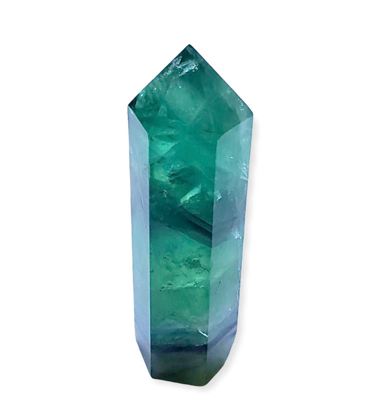 Green Fluorite Tower -- 3 ½’’ - 4 ¼’’