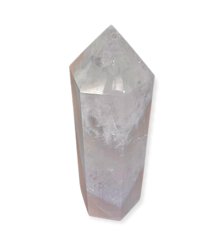 Large Rose Quartz Tower